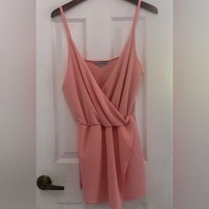 The Vanity Room Romper - Soft Rose Pink - Size Medium
